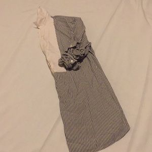 JCrew Striped Pintuck Tunic...